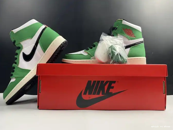 Rep Air Jordan Green 1 High DB4612-300 Lucky Retro 0531